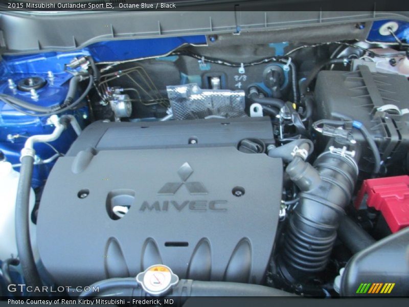 Octane Blue / Black 2015 Mitsubishi Outlander Sport ES