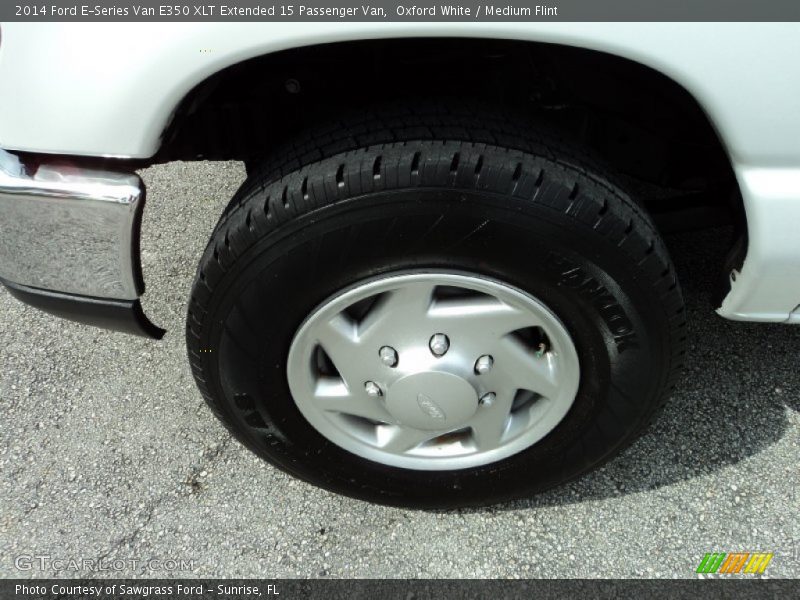 Oxford White / Medium Flint 2014 Ford E-Series Van E350 XLT Extended 15 Passenger Van