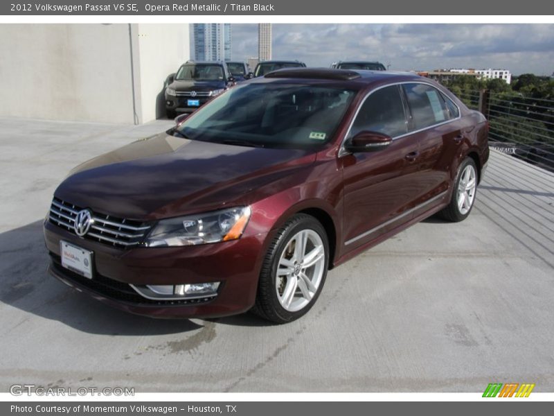 Opera Red Metallic / Titan Black 2012 Volkswagen Passat V6 SE