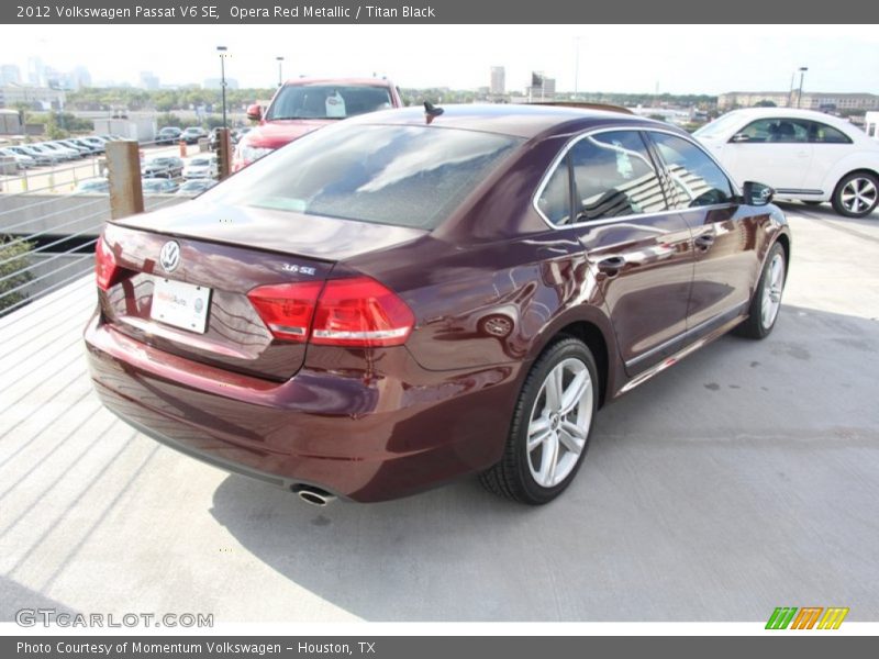 Opera Red Metallic / Titan Black 2012 Volkswagen Passat V6 SE