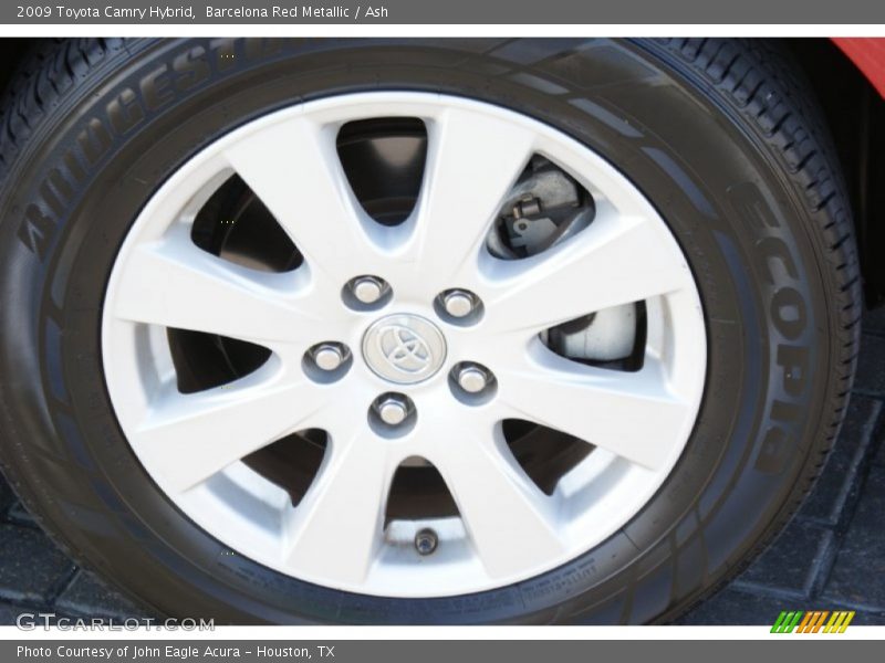 Barcelona Red Metallic / Ash 2009 Toyota Camry Hybrid
