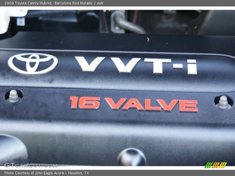 Barcelona Red Metallic / Ash 2009 Toyota Camry Hybrid
