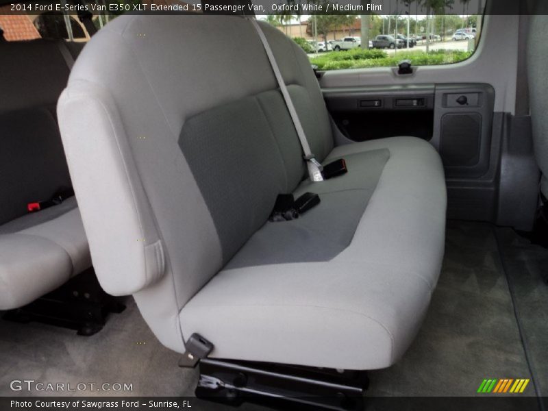 Oxford White / Medium Flint 2014 Ford E-Series Van E350 XLT Extended 15 Passenger Van
