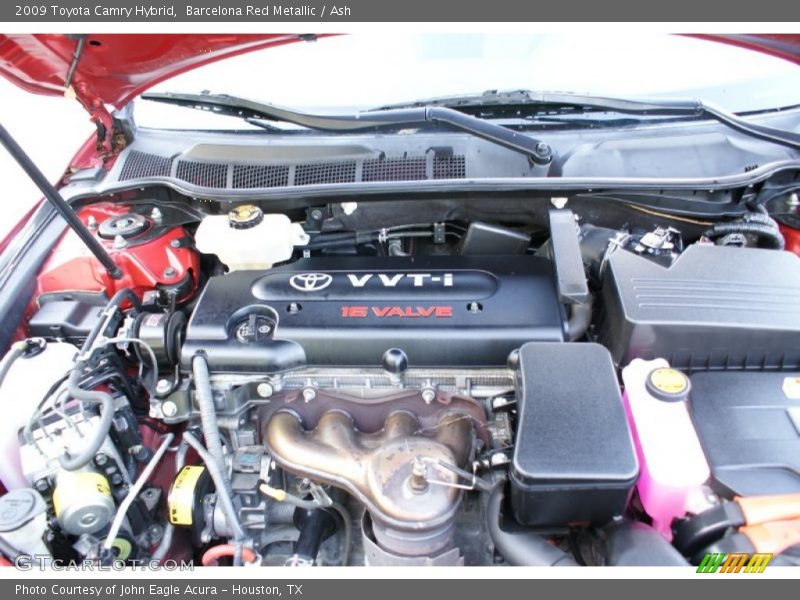 Barcelona Red Metallic / Ash 2009 Toyota Camry Hybrid