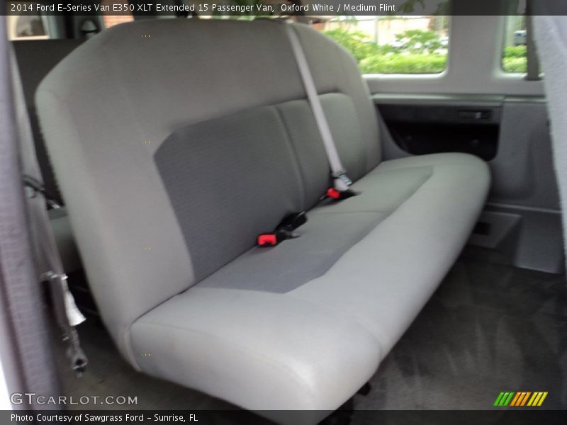 Oxford White / Medium Flint 2014 Ford E-Series Van E350 XLT Extended 15 Passenger Van