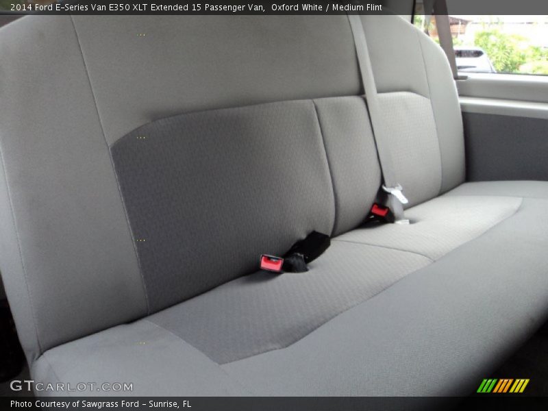 Oxford White / Medium Flint 2014 Ford E-Series Van E350 XLT Extended 15 Passenger Van