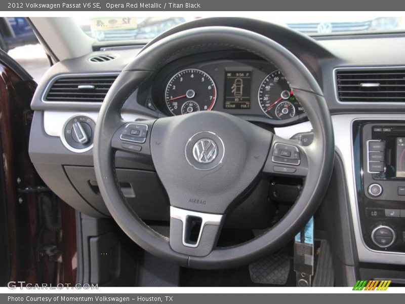 Opera Red Metallic / Titan Black 2012 Volkswagen Passat V6 SE