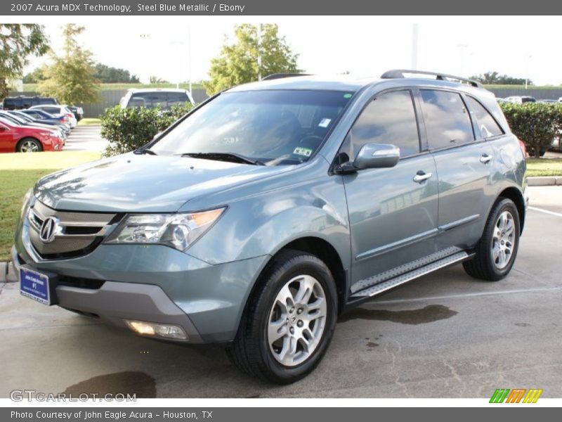 Steel Blue Metallic / Ebony 2007 Acura MDX Technology