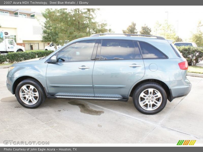 Steel Blue Metallic / Ebony 2007 Acura MDX Technology