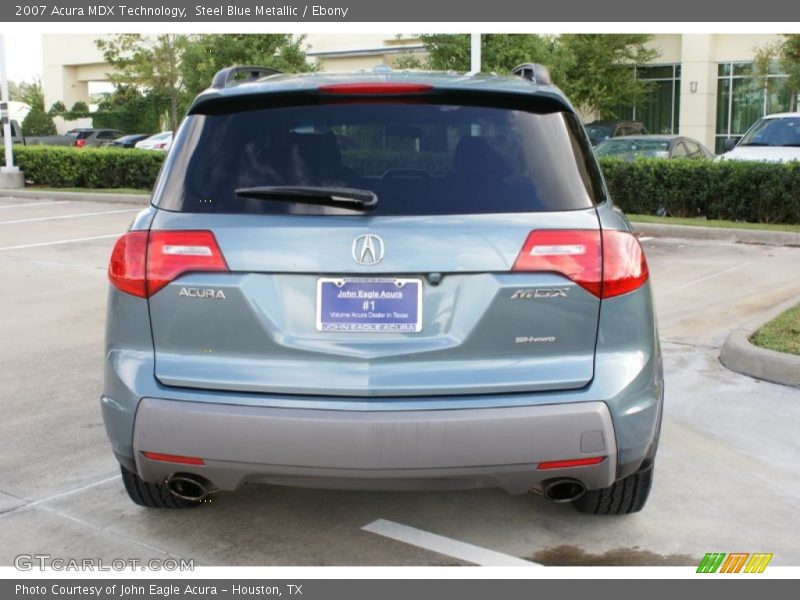 Steel Blue Metallic / Ebony 2007 Acura MDX Technology