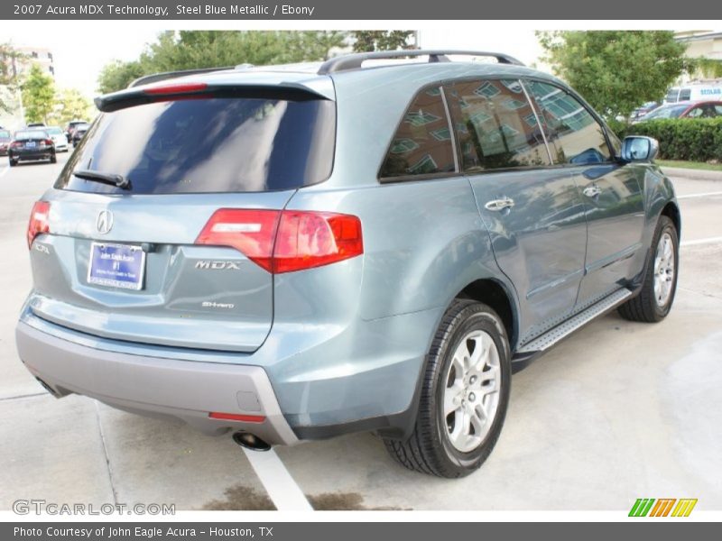 Steel Blue Metallic / Ebony 2007 Acura MDX Technology