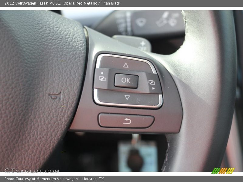 Opera Red Metallic / Titan Black 2012 Volkswagen Passat V6 SE