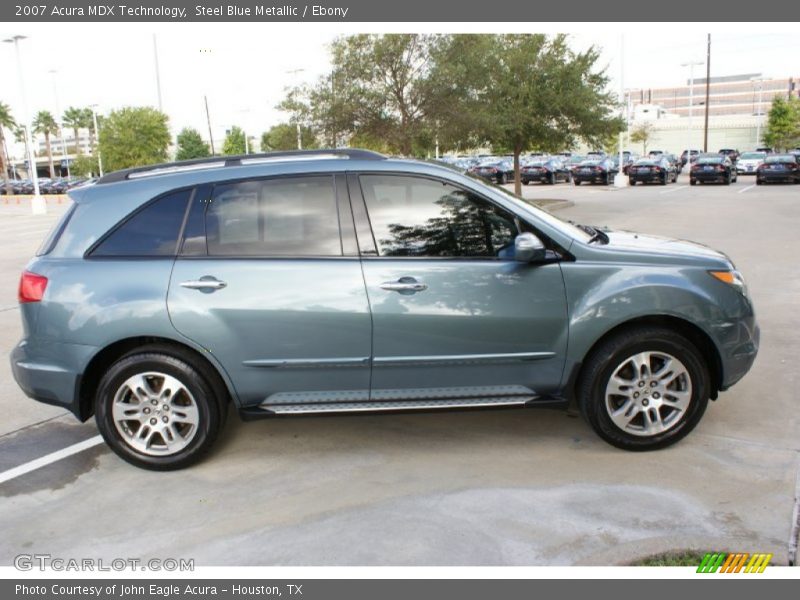 Steel Blue Metallic / Ebony 2007 Acura MDX Technology