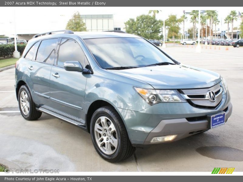 Steel Blue Metallic / Ebony 2007 Acura MDX Technology