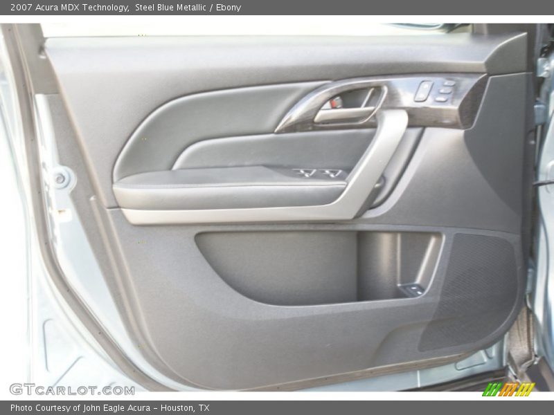 Steel Blue Metallic / Ebony 2007 Acura MDX Technology