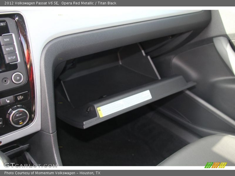Opera Red Metallic / Titan Black 2012 Volkswagen Passat V6 SE