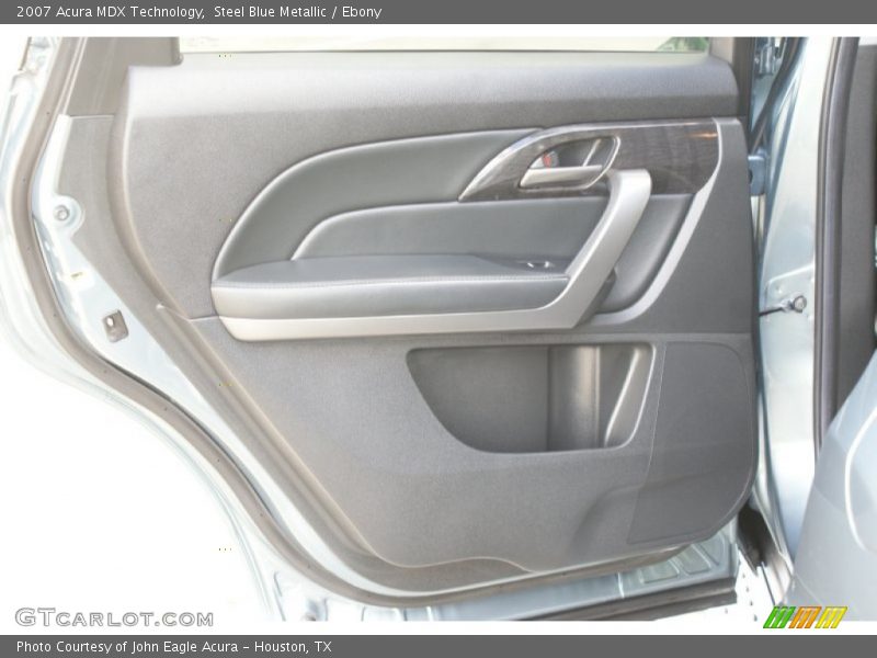 Steel Blue Metallic / Ebony 2007 Acura MDX Technology
