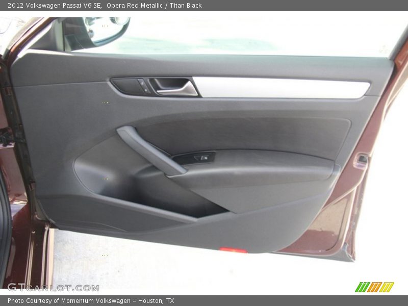 Opera Red Metallic / Titan Black 2012 Volkswagen Passat V6 SE