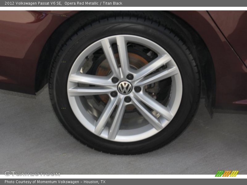Opera Red Metallic / Titan Black 2012 Volkswagen Passat V6 SE