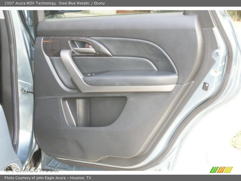 Steel Blue Metallic / Ebony 2007 Acura MDX Technology