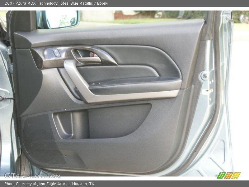 Steel Blue Metallic / Ebony 2007 Acura MDX Technology