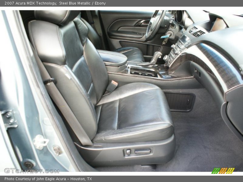 Steel Blue Metallic / Ebony 2007 Acura MDX Technology