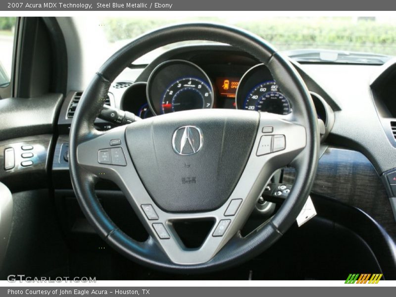 Steel Blue Metallic / Ebony 2007 Acura MDX Technology