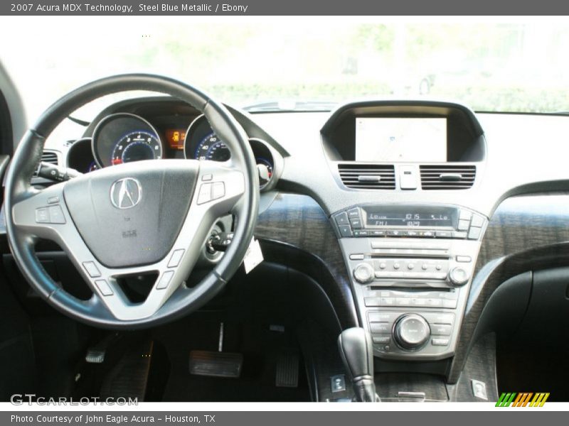 Steel Blue Metallic / Ebony 2007 Acura MDX Technology
