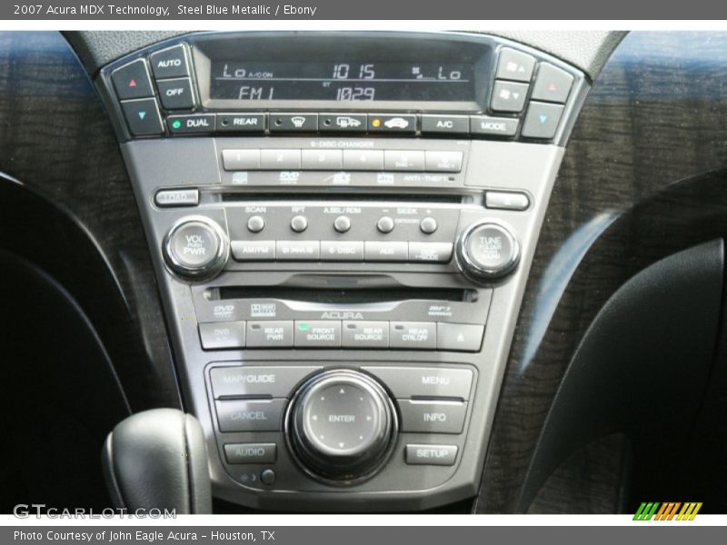 Steel Blue Metallic / Ebony 2007 Acura MDX Technology