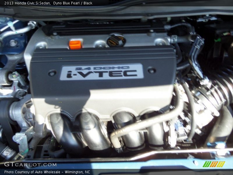 Dyno Blue Pearl / Black 2013 Honda Civic Si Sedan