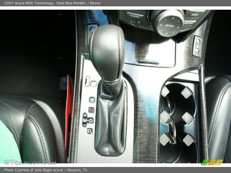 Steel Blue Metallic / Ebony 2007 Acura MDX Technology