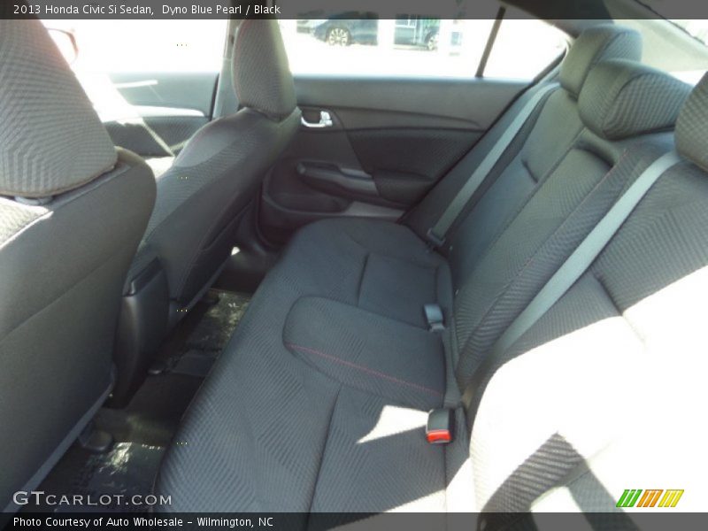 Dyno Blue Pearl / Black 2013 Honda Civic Si Sedan