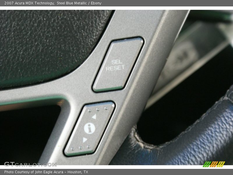 Steel Blue Metallic / Ebony 2007 Acura MDX Technology