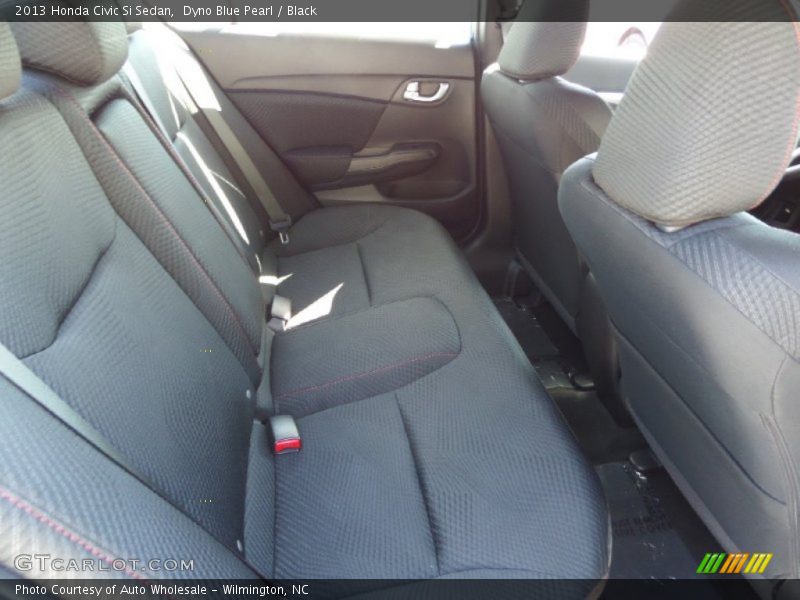 Dyno Blue Pearl / Black 2013 Honda Civic Si Sedan
