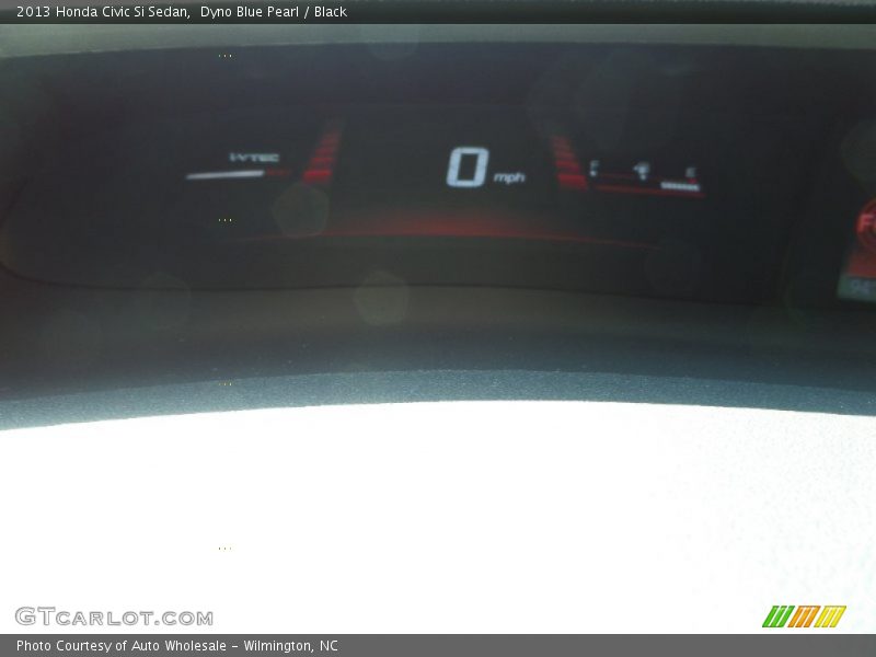 Dyno Blue Pearl / Black 2013 Honda Civic Si Sedan