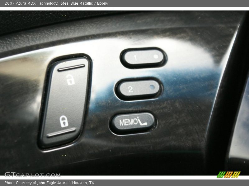 Steel Blue Metallic / Ebony 2007 Acura MDX Technology