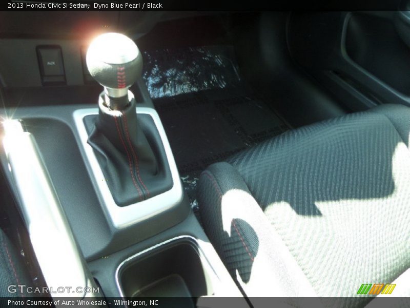 Dyno Blue Pearl / Black 2013 Honda Civic Si Sedan
