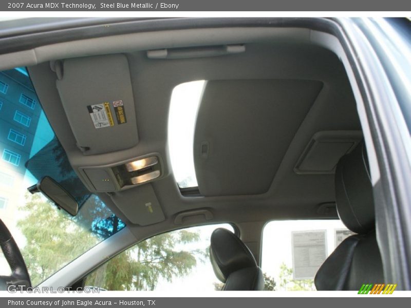 Steel Blue Metallic / Ebony 2007 Acura MDX Technology