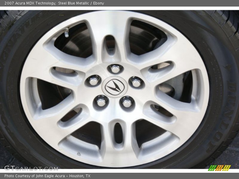 Steel Blue Metallic / Ebony 2007 Acura MDX Technology