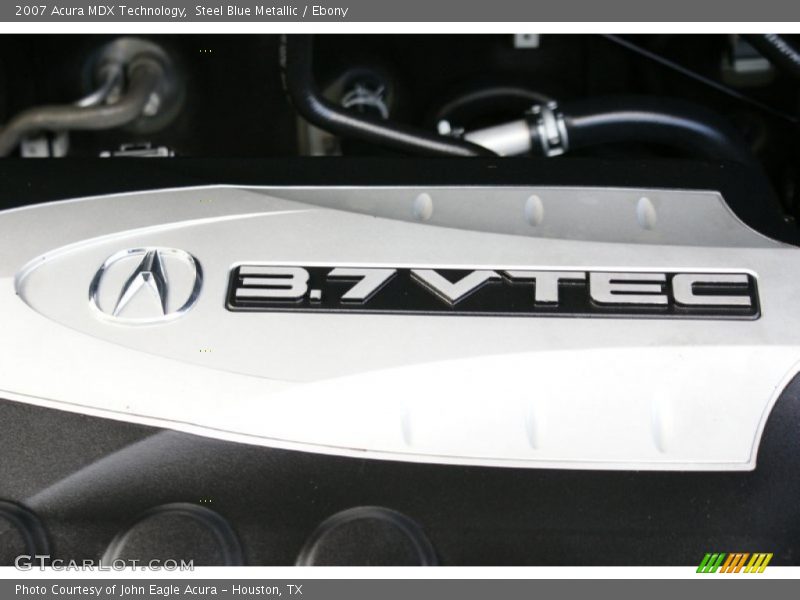 Steel Blue Metallic / Ebony 2007 Acura MDX Technology