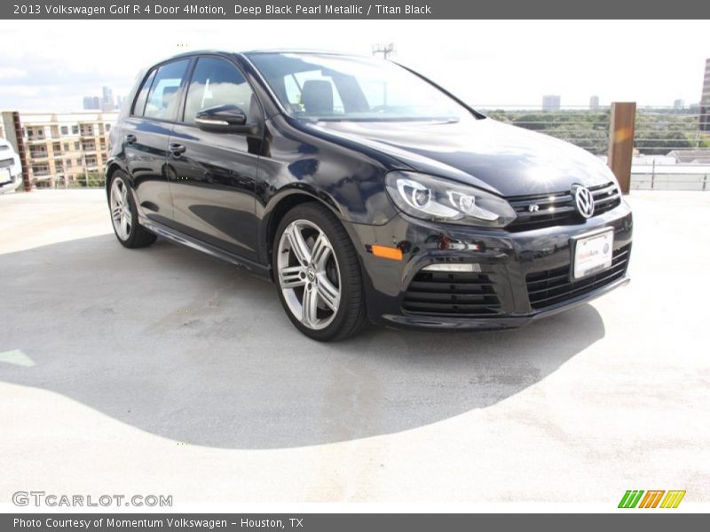 Deep Black Pearl Metallic / Titan Black 2013 Volkswagen Golf R 4 Door 4Motion