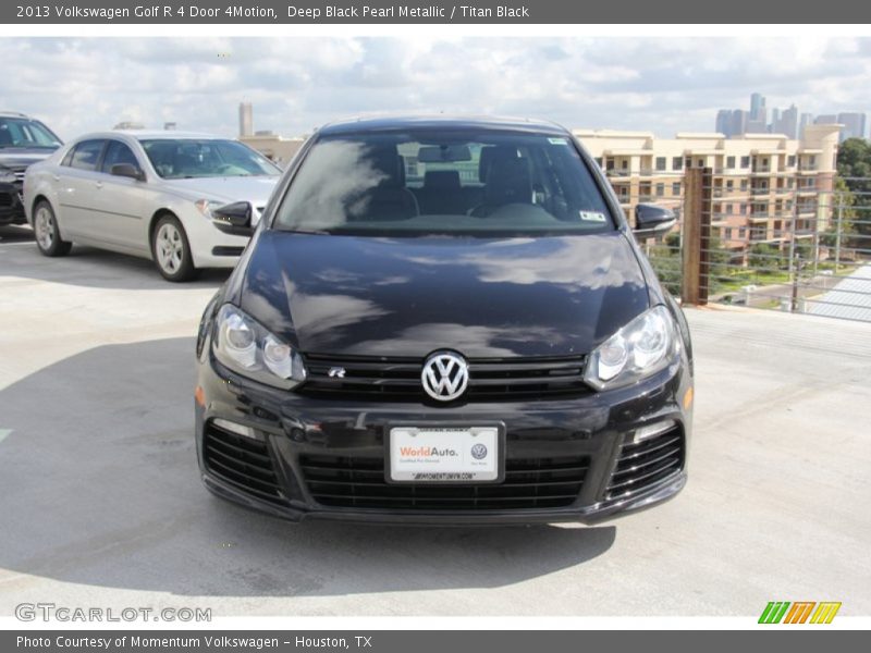 Deep Black Pearl Metallic / Titan Black 2013 Volkswagen Golf R 4 Door 4Motion