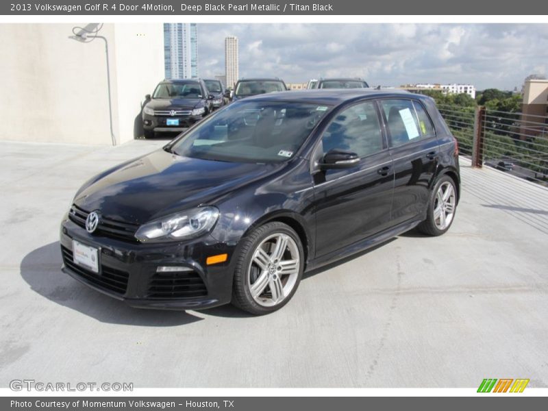 Deep Black Pearl Metallic / Titan Black 2013 Volkswagen Golf R 4 Door 4Motion