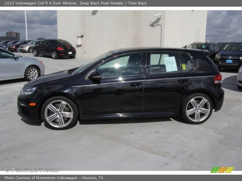Deep Black Pearl Metallic / Titan Black 2013 Volkswagen Golf R 4 Door 4Motion