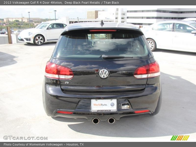 Deep Black Pearl Metallic / Titan Black 2013 Volkswagen Golf R 4 Door 4Motion