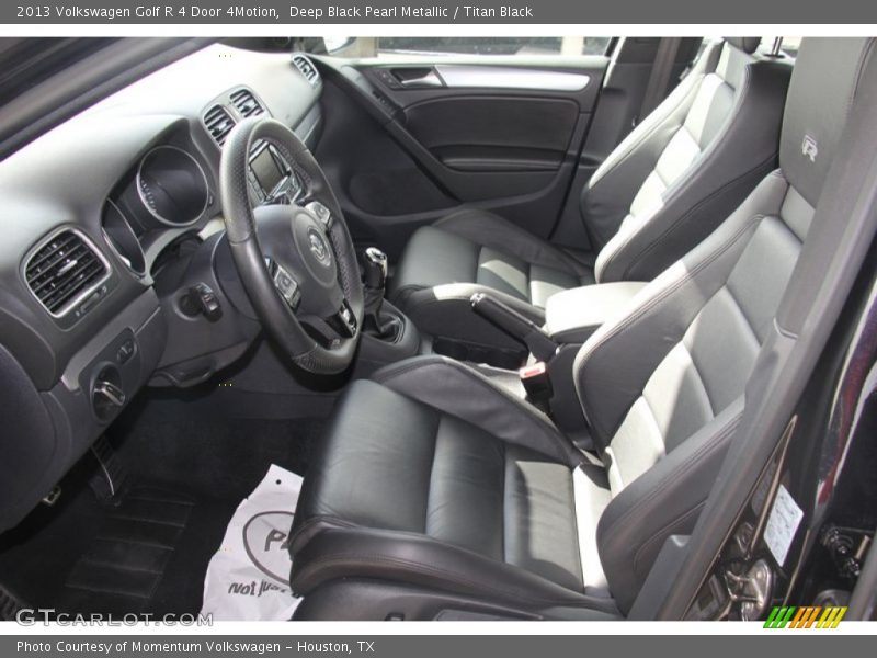 Deep Black Pearl Metallic / Titan Black 2013 Volkswagen Golf R 4 Door 4Motion
