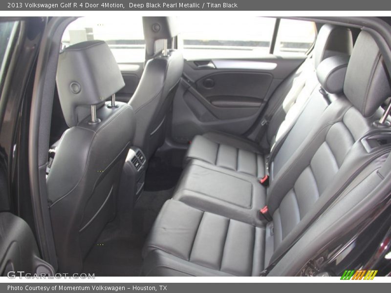 Deep Black Pearl Metallic / Titan Black 2013 Volkswagen Golf R 4 Door 4Motion