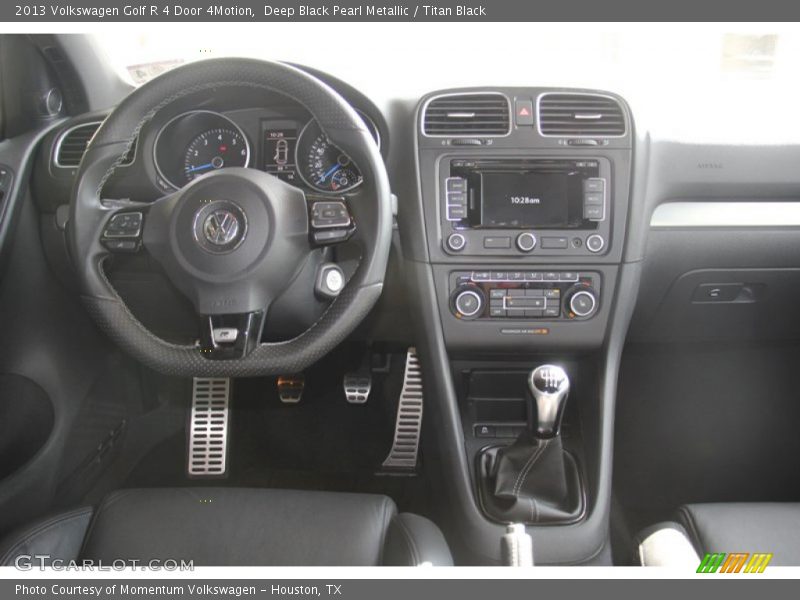 Deep Black Pearl Metallic / Titan Black 2013 Volkswagen Golf R 4 Door 4Motion