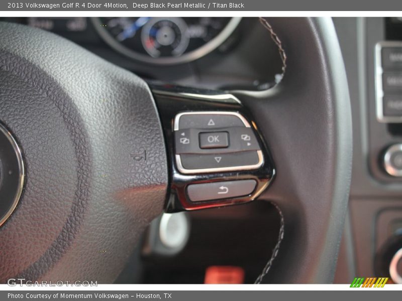 Deep Black Pearl Metallic / Titan Black 2013 Volkswagen Golf R 4 Door 4Motion