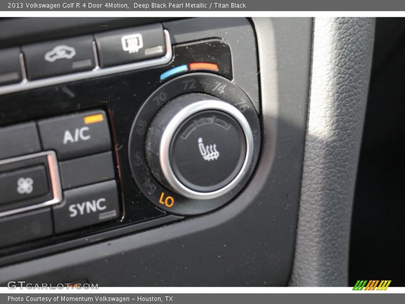 Deep Black Pearl Metallic / Titan Black 2013 Volkswagen Golf R 4 Door 4Motion